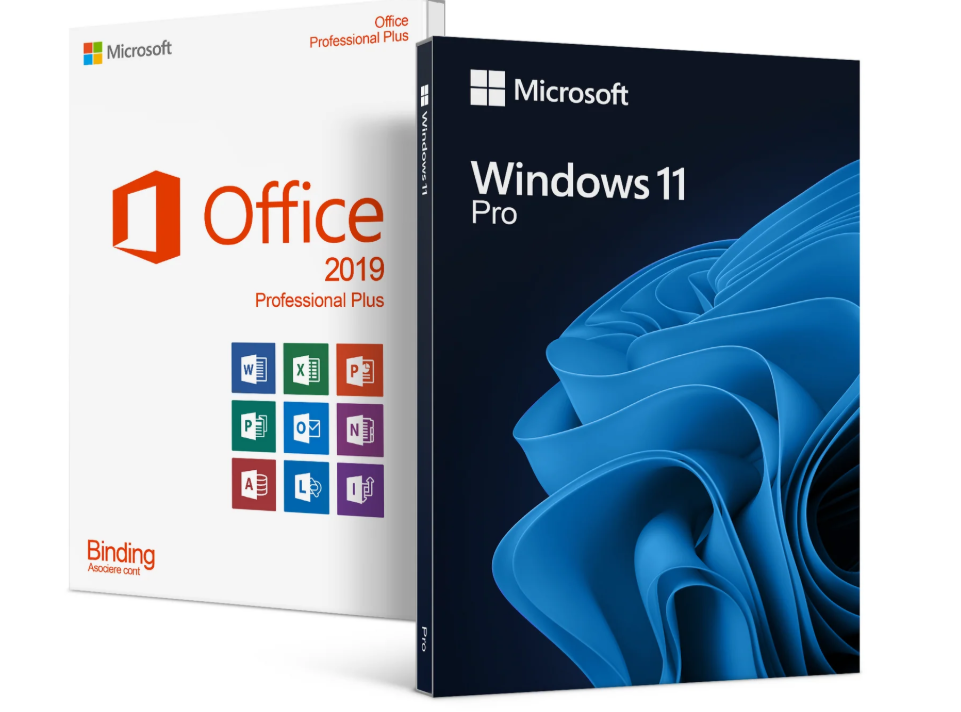 Windows 11 Pro + Office 2019 Pro Plus Binding