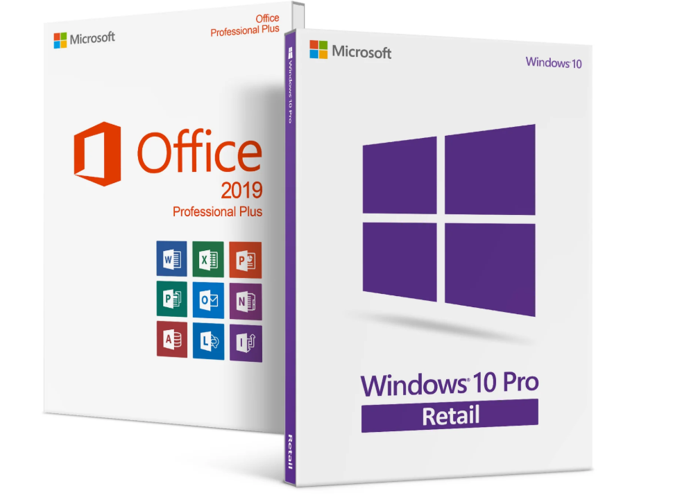 Windows 10 Pro + Office 2019 Pro Plus